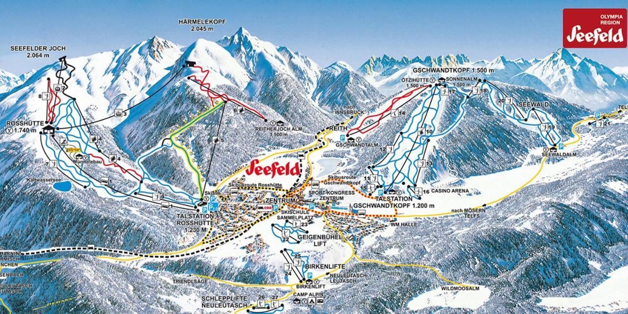 The Seefeld Retreat - Central Family Friendly Apartments - Mountain Views 蒂罗尔-泽费尔德 外观 照片